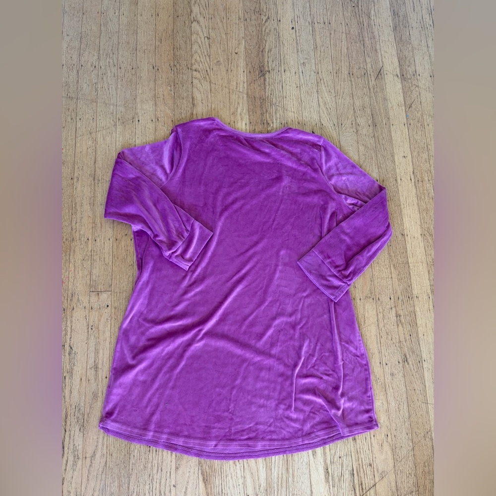 Juicy couture velour long sleeve tee shirt - Picture 5 of 5